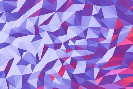 3D rendering.Minimalistic pattern of simple shapes. Bright creative symmetrical texture