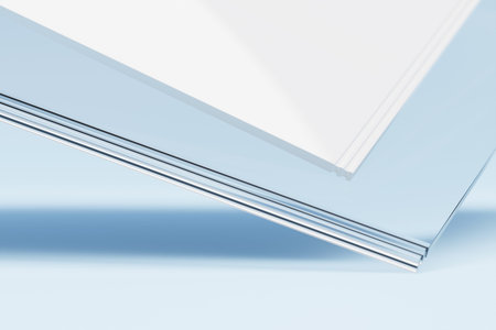 Transparent corner made of geometric simple lines. Bright creative symmetrical pattern, texture....