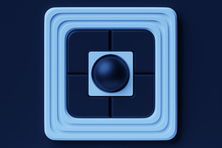 3D multicolor geometric shapes. abstract design elements. Dynamic abstract pattern, 3D illustrationの写真素材