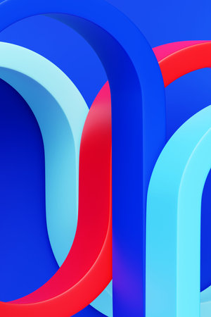 Beautiful colorful water texture design 3d illustration. Abstract chaotic surface pattern.の写真素材