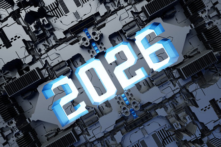 3D abstract geometric tech pattern with a futuristic theme, featuring a tech-themed postcard. Grunge...