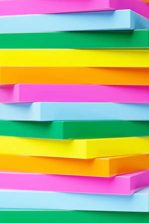 3d illustration of a classic abstract colorful background with lines. Modern graphic texture....