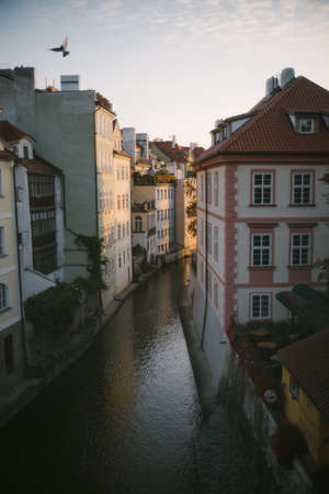 Certovka canal in Pragueのeditorial素材