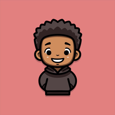 cute boy cartoon design, vector illustration eps10 graphic.のイラスト素材