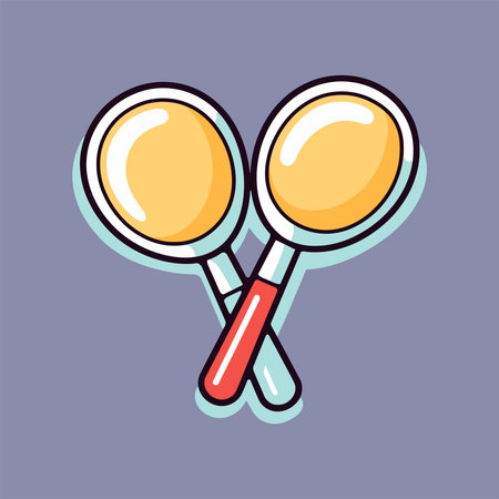 Baby rattle toy icon. Vector illustration in flat cartoon style.のイラスト素材