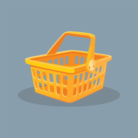 Shopping basket icon. Flat illustration of shopping basket vector icon for web designのイラスト素材