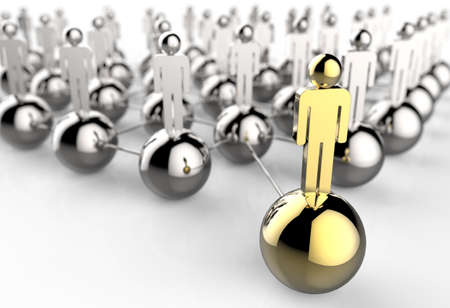 Leader of competition. Concept. 3d illustrationの写真素材