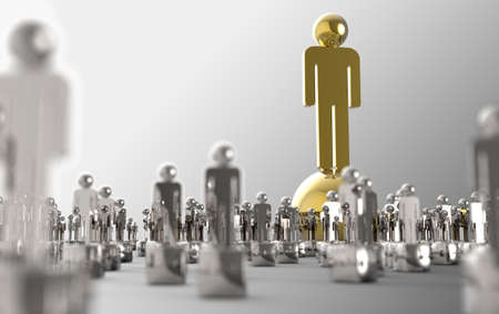 The monument of success as conceptの写真素材