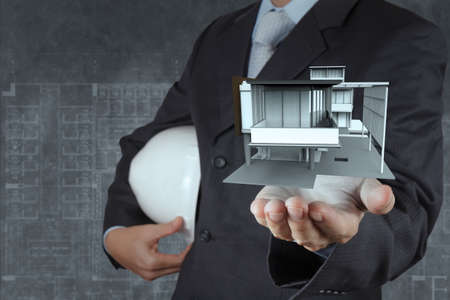 smart engineer working on newtechnologyの写真素材