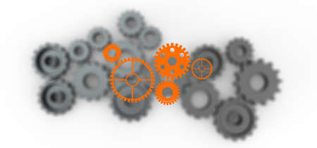 gear wheel cog wheel illustration as conceptの写真素材