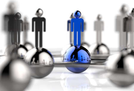 3d stainless human social network as concept 3d stainless human social network as concept