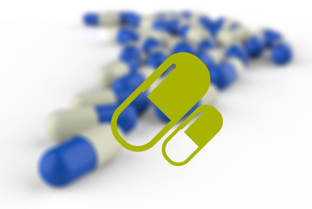 capsule pills medicine as medical concept