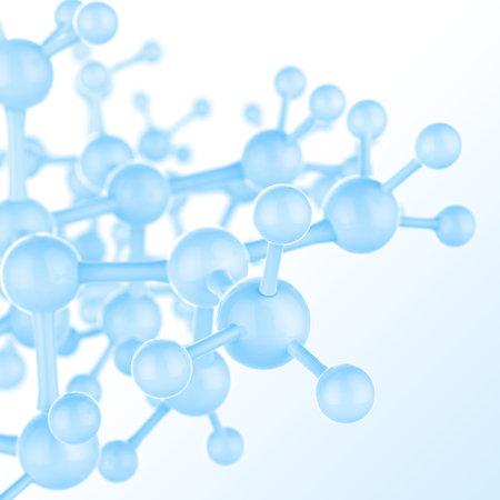 Abstract 3d molecules medical backgroundの写真素材