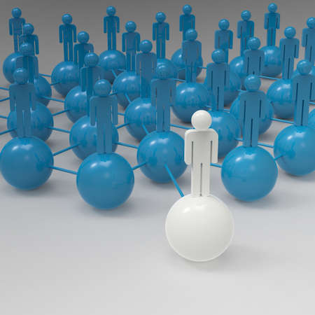 Leader of competition. Concept. 3d illustration vintage styleの写真素材