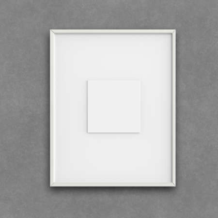blank modern 3d frame on texture background as conceptの写真素材