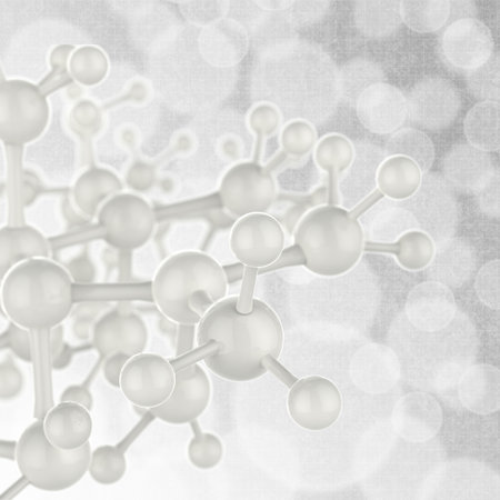 Abstract molecules medical background