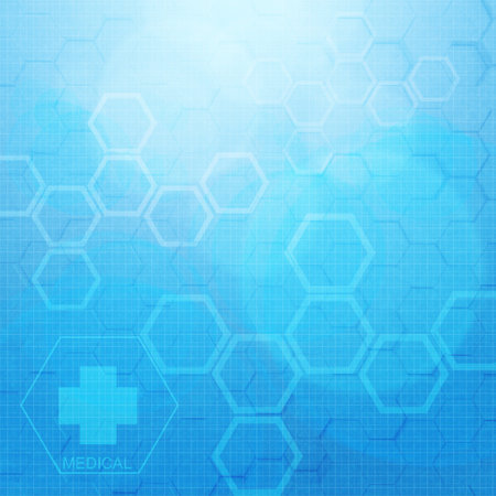 Abstract molecules medical backgroundの写真素材