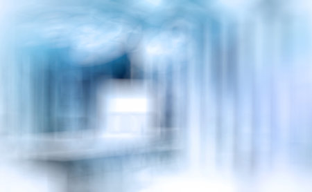 mage abstract hospital city as medical concept background