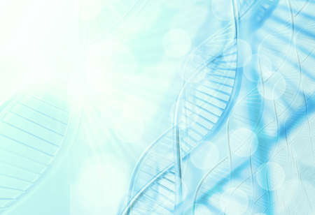 Abstract molecules medical blue backgroundの写真素材