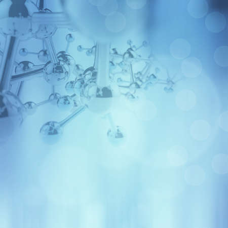 Abstract molecules medical backgroundの写真素材