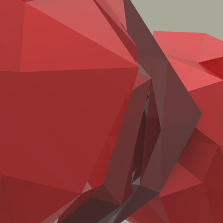Abstract low poly geometric backgroundの写真素材