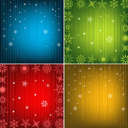 Beautiful Festive New Year Background Setのイラスト素材