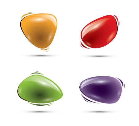 Colorful speech bubbles 1のイラスト素材