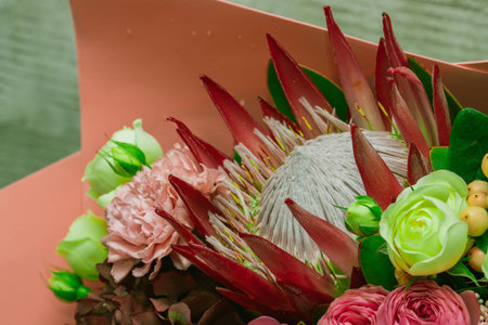 The king protea, South Africa's national flower.