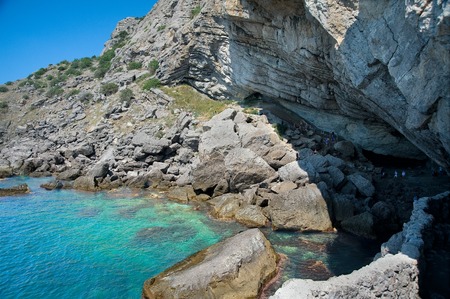 Golitsyns Trail: Golitsyn Grotto (Chaliapin Grotto)の写真素材