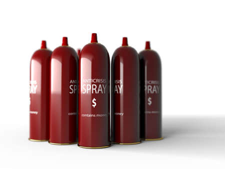 Anti crisis spray tool isolateの写真素材