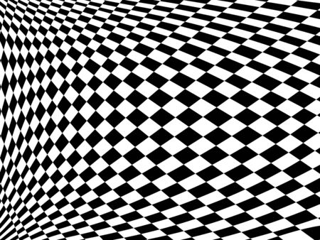 Abstract vector background with black and white geometric figuresのイラスト素材