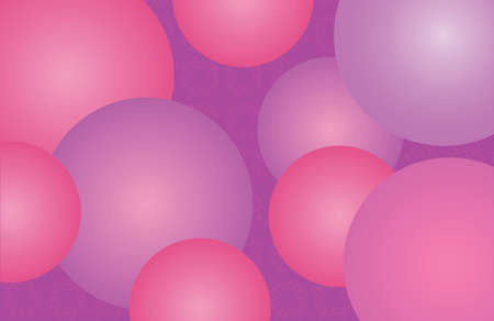 Abstract vector background with balloons and a seamless patternのイラスト素材