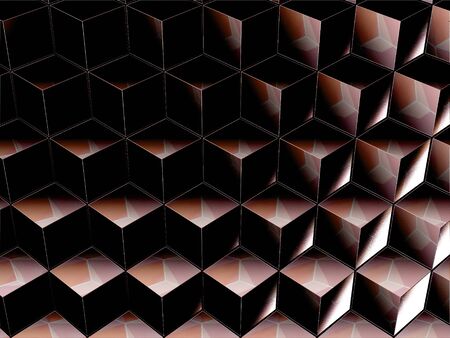 Abstract dark background with geometric shapes in a diamondの写真素材