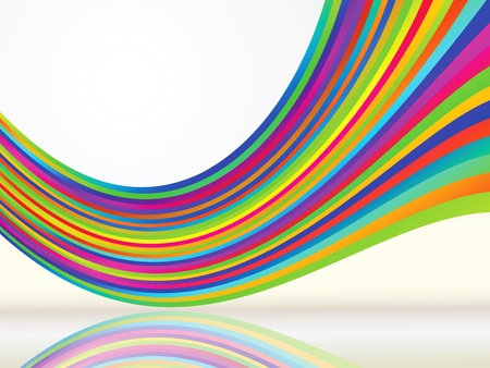 Abstract colored background with a rainbow as a place for textのイラスト素材