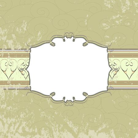 Retro vintage style frame with place for textのイラスト素材