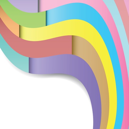 Abstract colorful rainbow with place for textのイラスト素材