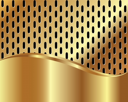 Metallic gold background with space for textのイラスト素材