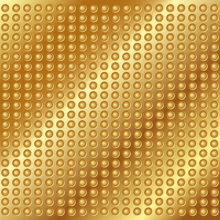 Gold metal background with rivets for your designのイラスト素材