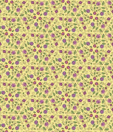 Seamless floral pattern for your designのイラスト素材