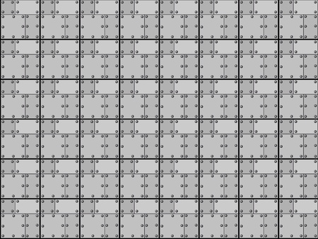 Seamless texture of metal sheets of steel with rivetsのイラスト素材