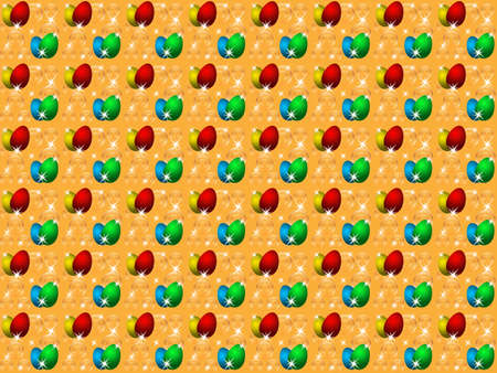 Seamless background with colored Easter eggsのイラスト素材