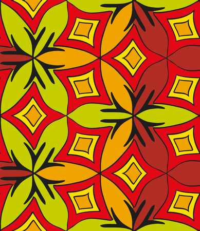 Abstract seamless multicolored painted by pattern for your designのイラスト素材