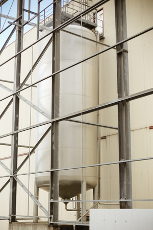 metal container for beer fermentationの写真素材