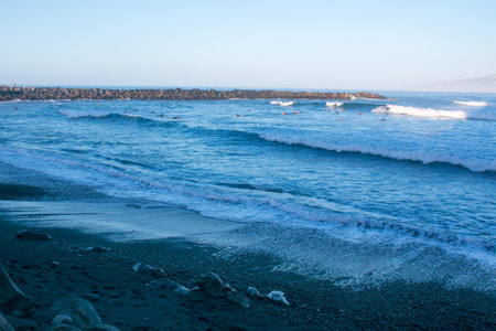 View of Fuerteventura Beach, Canary Islands, Tenerife,  Spain