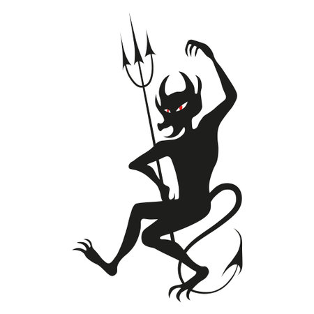 An illustration of a stylised troll or other monsterのイラスト素材