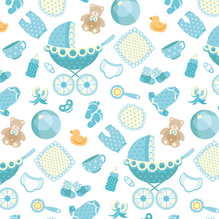 Pattern baby backgroundのイラスト素材