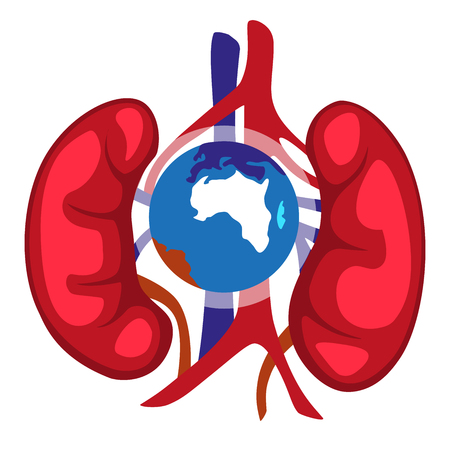 World Kidney Day.のイラスト素材