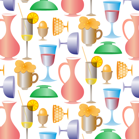 Different drinks and cocktailsの写真素材