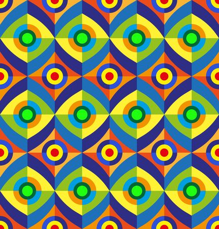 Seamless vector geometric background Geometry minimalistic artwork poster with simple shape and figure.のイラスト素材