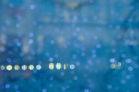 Abstract lights on backgroundの写真素材